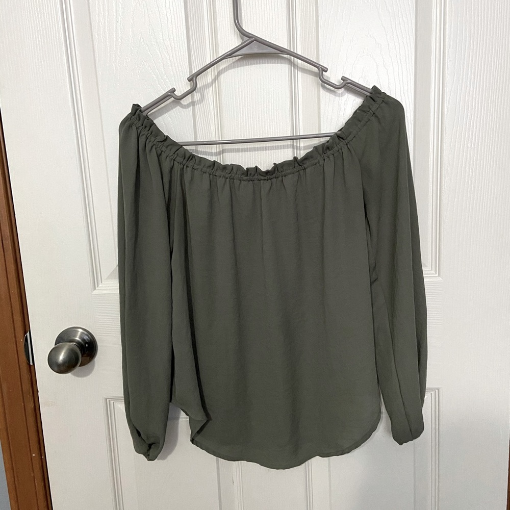 Off the shoulder shirt